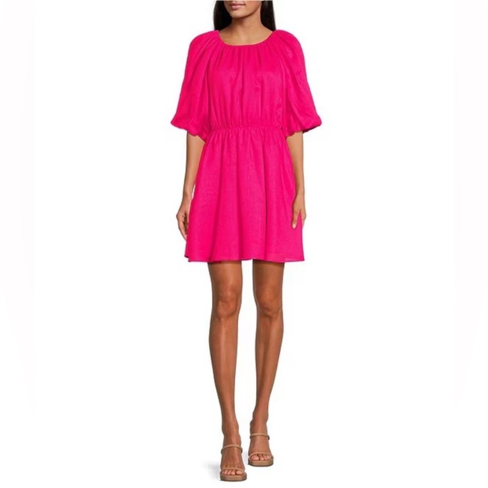 A Loves A | A-Line Scoop Neck Elbow Bubble Sleeve | NWT Large